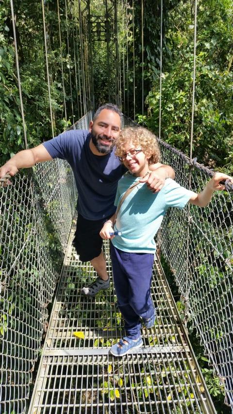 3 in 1 Hanging Bridges, Fortuna Waterfall & Volcano Hike Costa Rica
